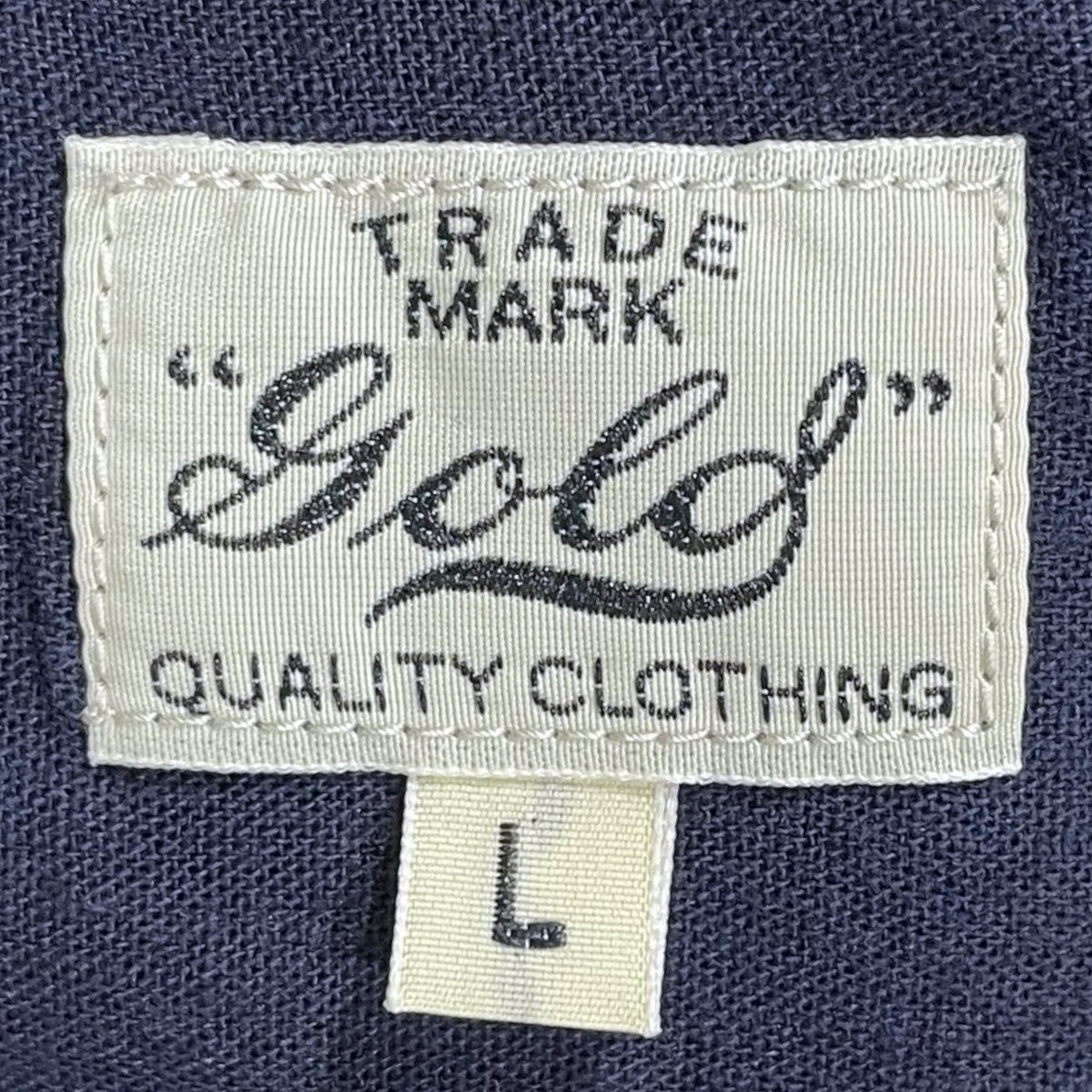 GOLD 25SS オープンカラー半袖シャツ VAT DYE CHAMBRAY OPEN SHIRT バットダイ シャンブレー オープンシャツ GL39438 古着・中古-4枚目のアイテム画像