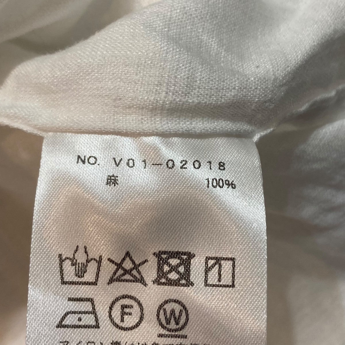 COMOLI リネンWクロス プルオーバーシャツ V01-02018 古着・中古-7枚目のアイテム画像