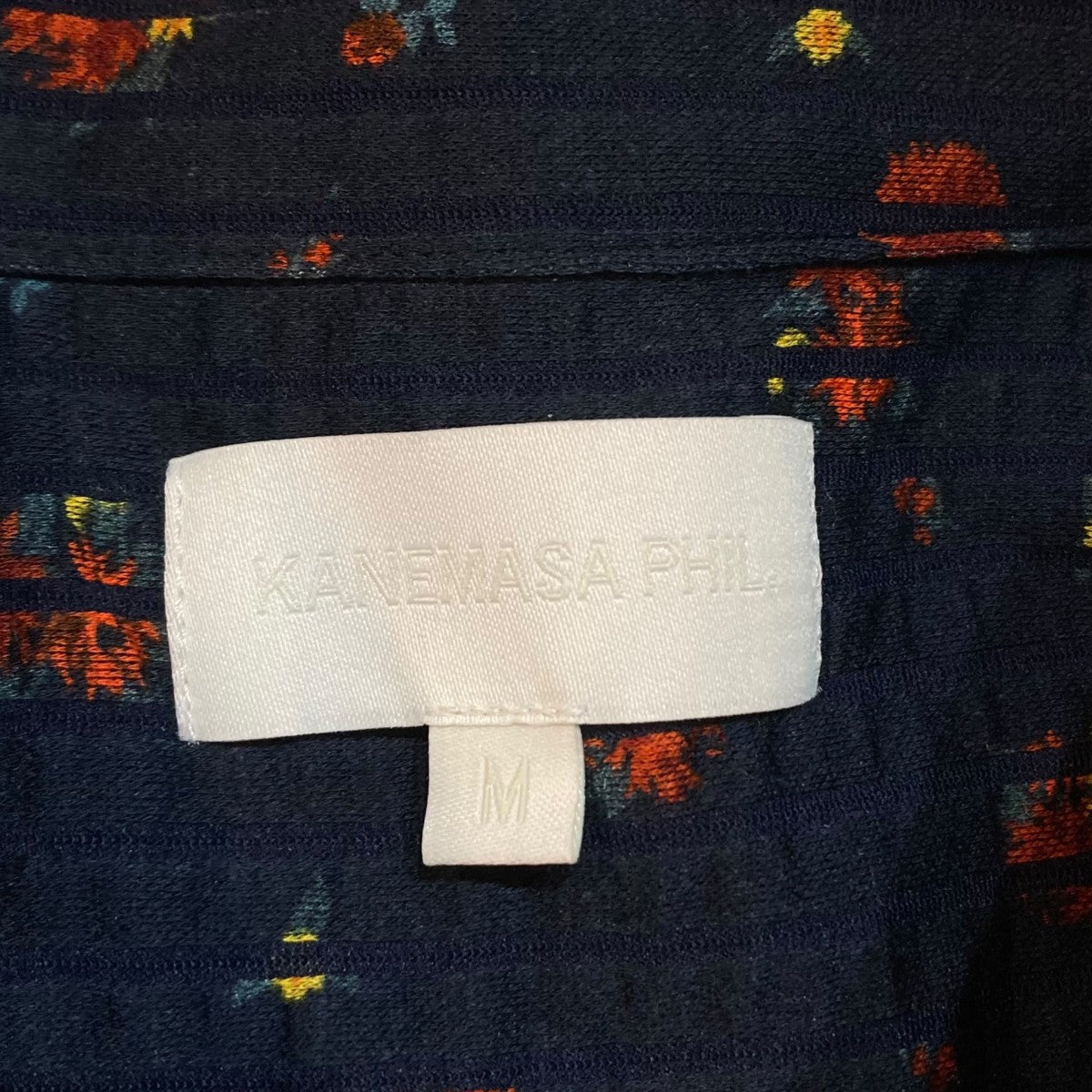 KANEMASA PHIL． 36G Linen Sucker Flower Atmosphere S S Shirt花柄半袖シャツKM25S-038P 古着・中古-6枚目のアイテム画像