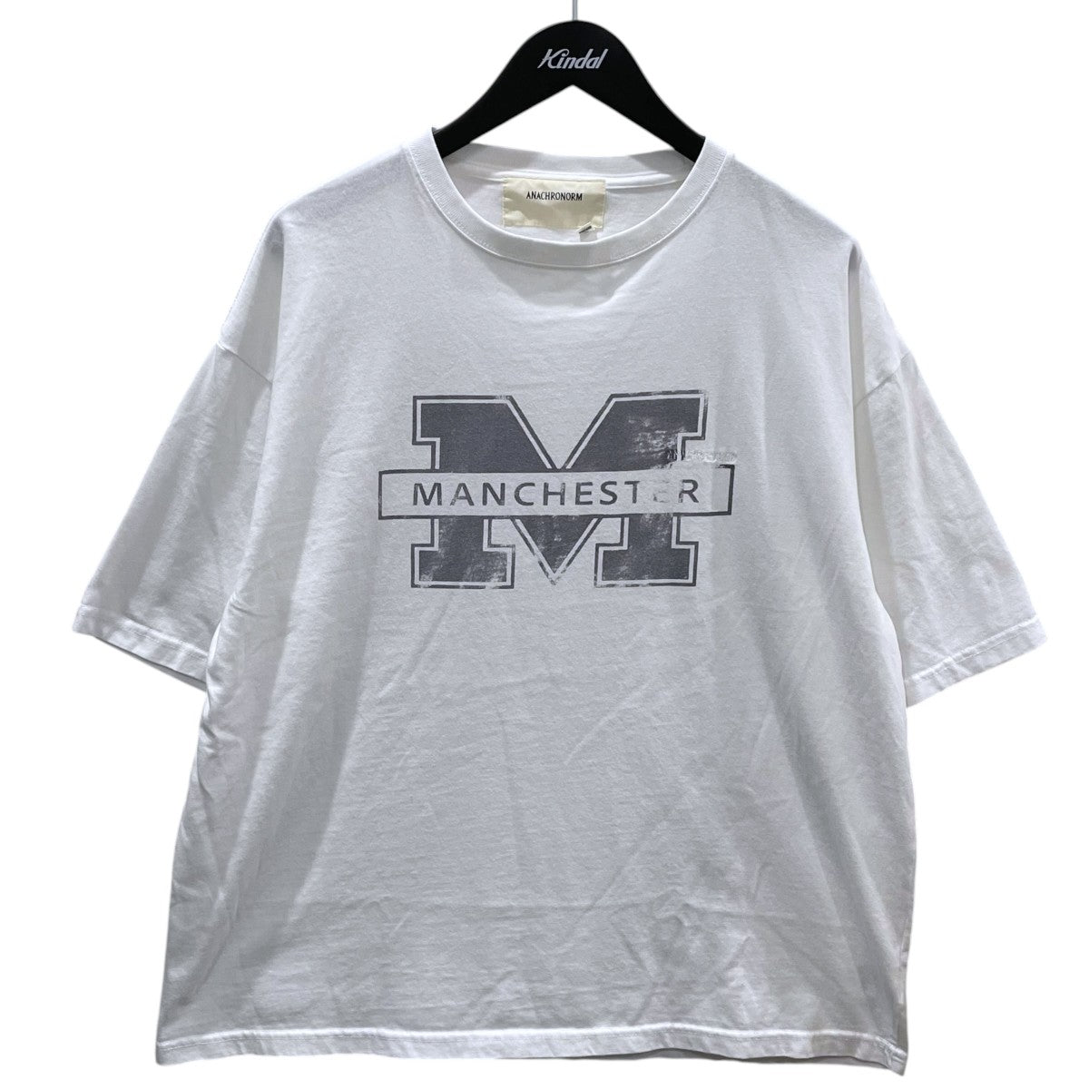 anachronorm 24SS プリントTシャツ MANCHESTER PRINTED S／S T-SHIRTS マンチェスター プリンテッド ショートスリーブTシャツ AN368 古着・中古-1枚目のアイテム画像