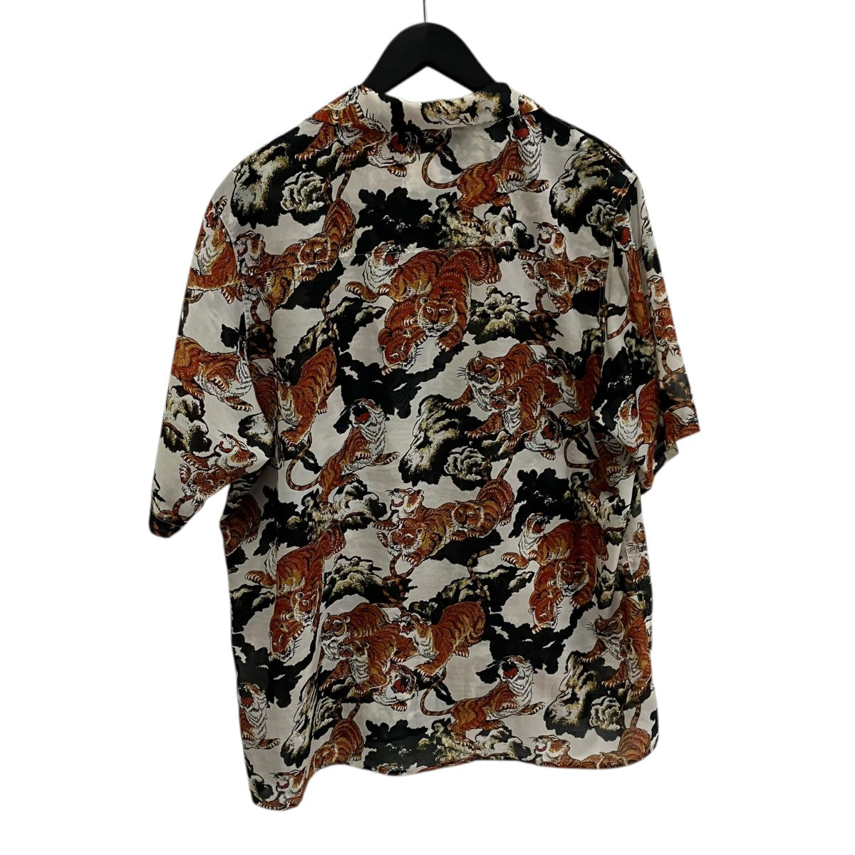 DAIRIKU 22SSTiger Open Collar Shirt with Money Clip半袖シャツ22SS S-2 古着・中古-2枚目のアイテム画像