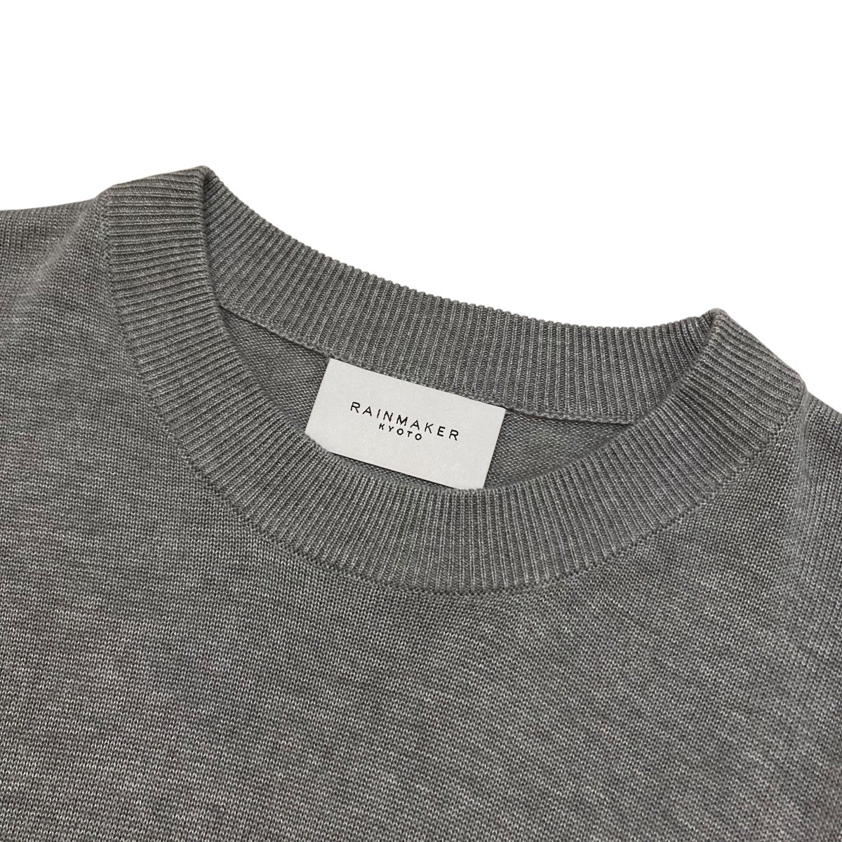 RAINMAKER ONESIDE RAGLAN SLEEVE セーター グレー Ryleigh Grey Mock Neck Sweater – Madida Clothing