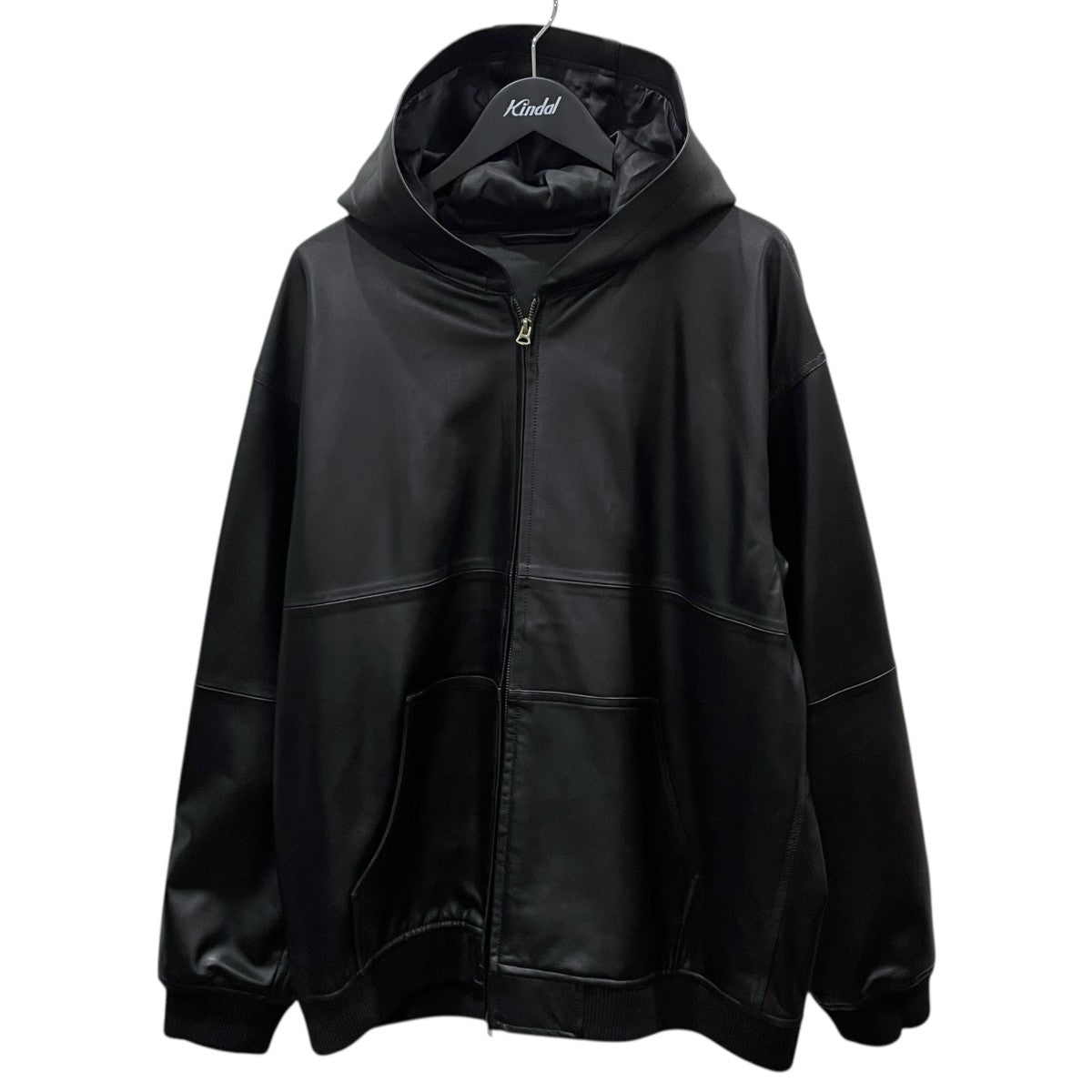 ジップアップレザーパーカー LAMBSKIN LEATHER PARKA ラムスキンレザーパーカー