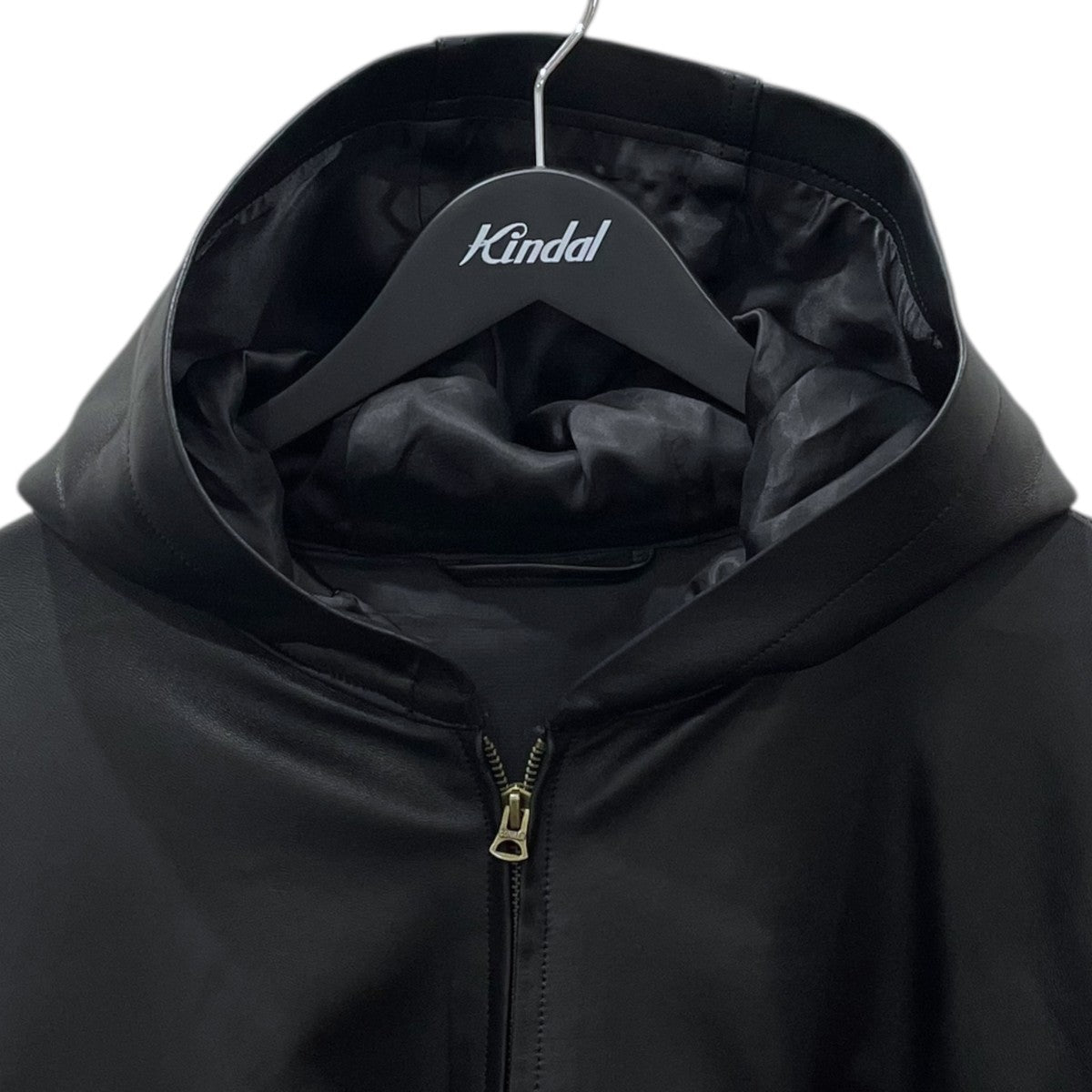 ジップアップレザーパーカー LAMBSKIN LEATHER PARKA ラムスキンレザーパーカー