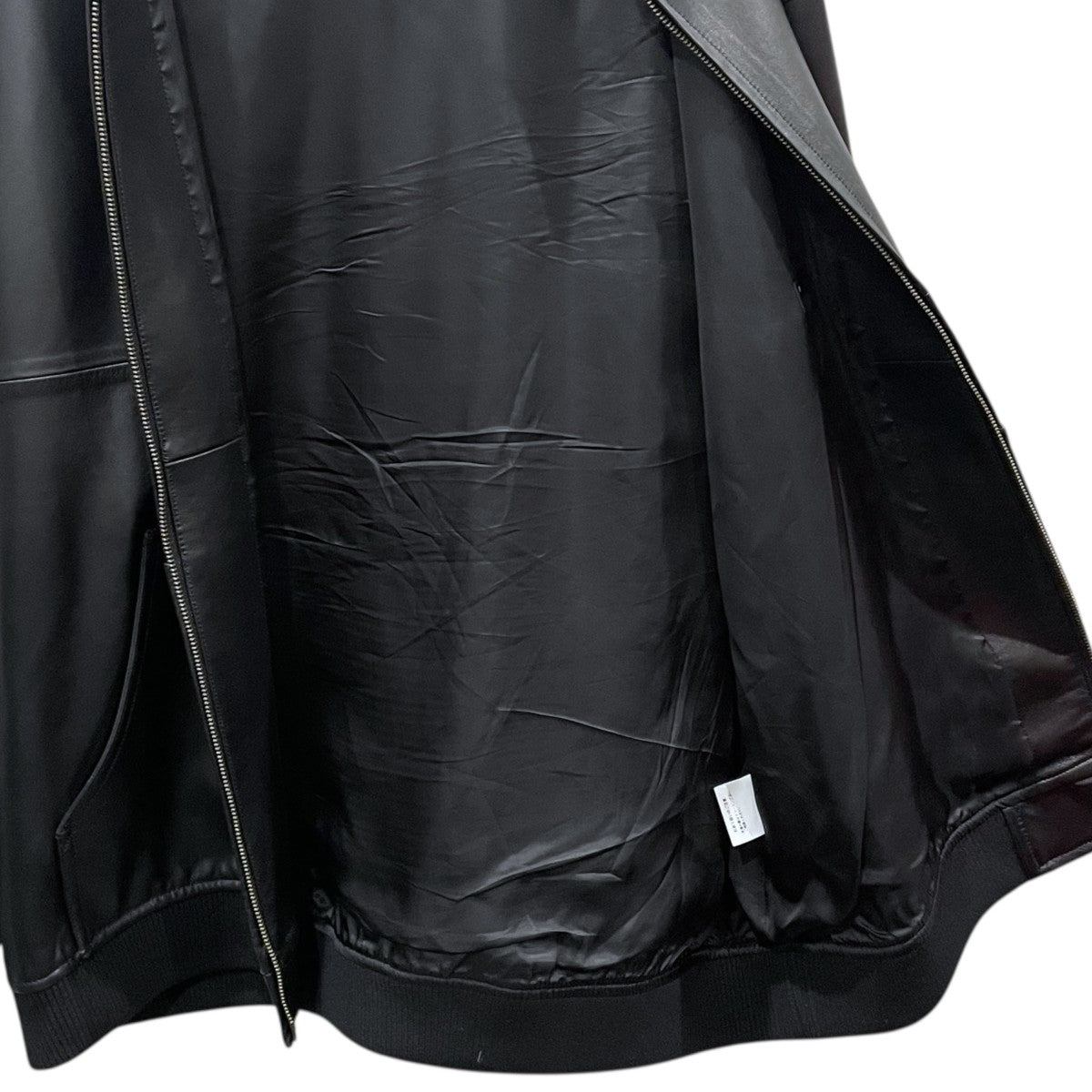 ジップアップレザーパーカー LAMBSKIN LEATHER PARKA ラムスキンレザーパーカー