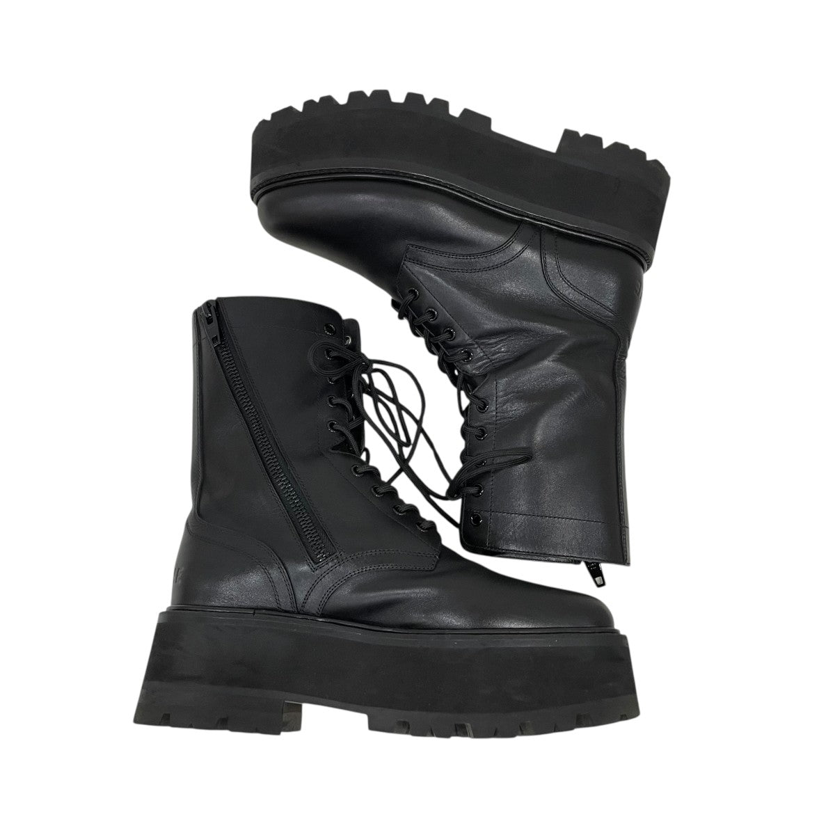CELINE(セリーヌ) レースアップロングブーツ ブラック サイズ 41