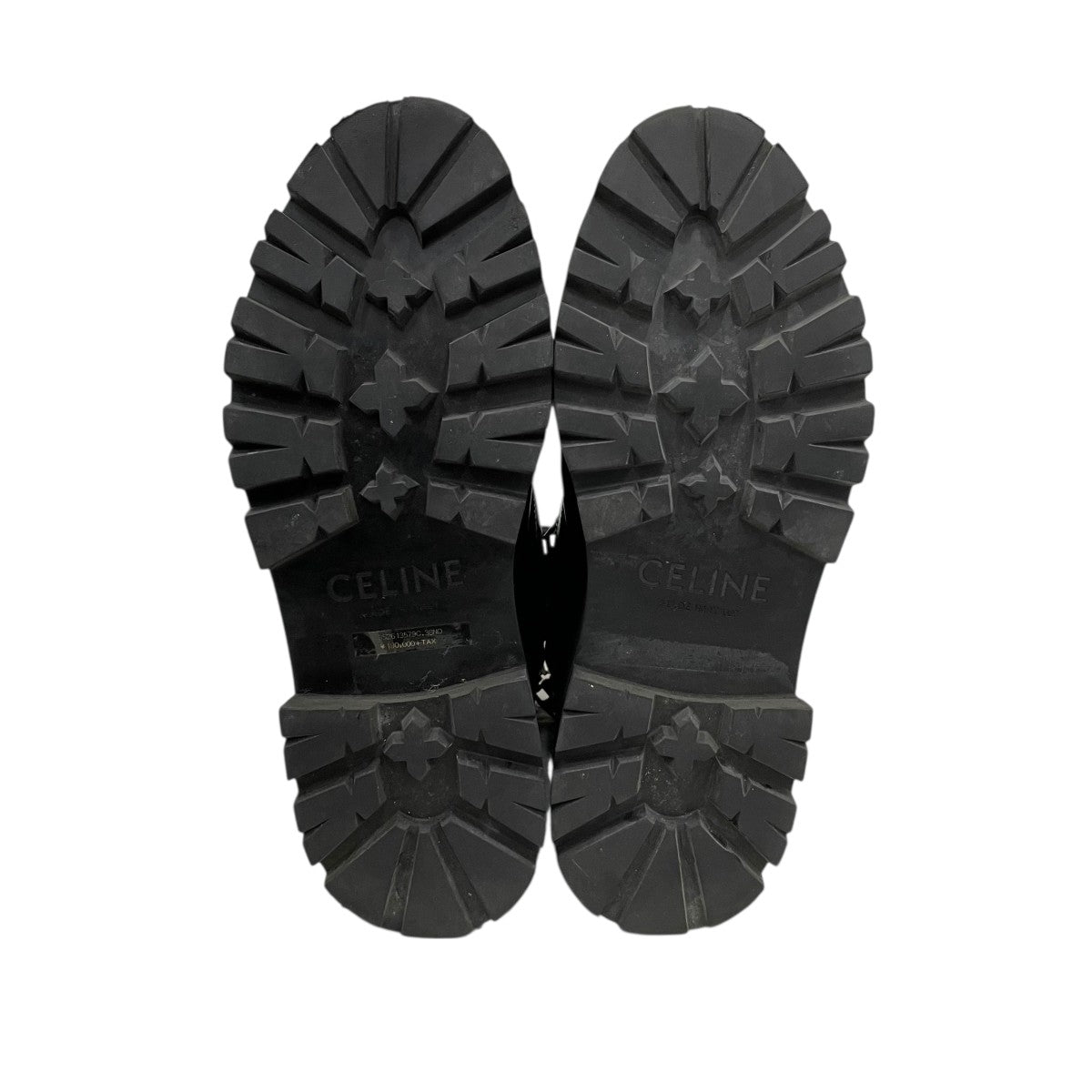 CELINE(セリーヌ) レースアップロングブーツ ブラック サイズ 41