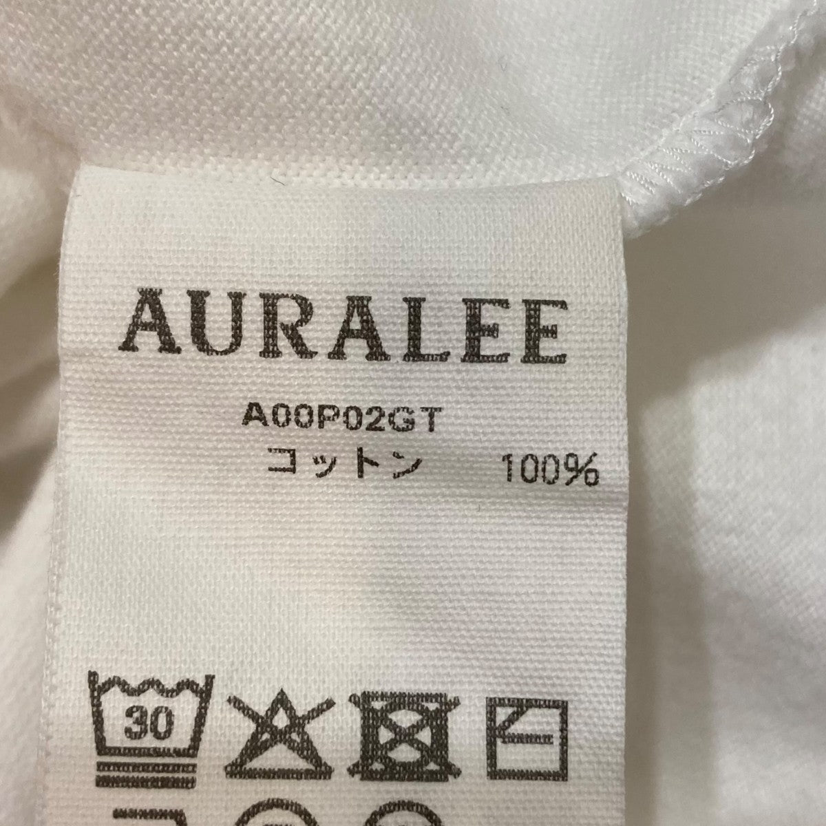 AURALEE TシャツA00P02GT 古着・中古-6枚目のアイテム画像