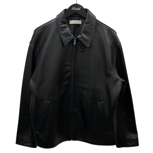 BEAUTY＆YOUTH(ビューティアンドユース) ジップアップレザージャケット