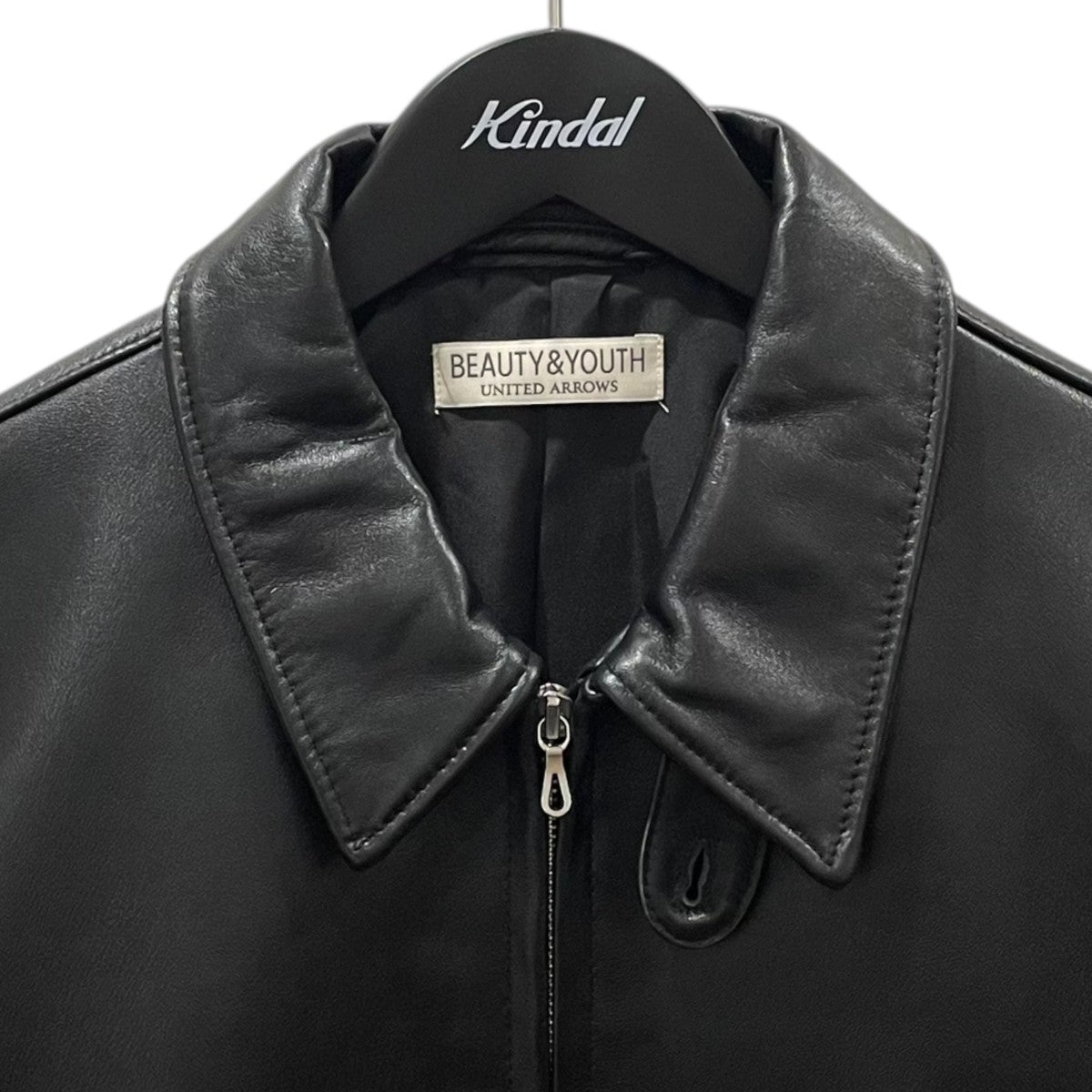 BEAUTY＆YOUTH(ビューティアンドユース) ジップアップレザージャケット