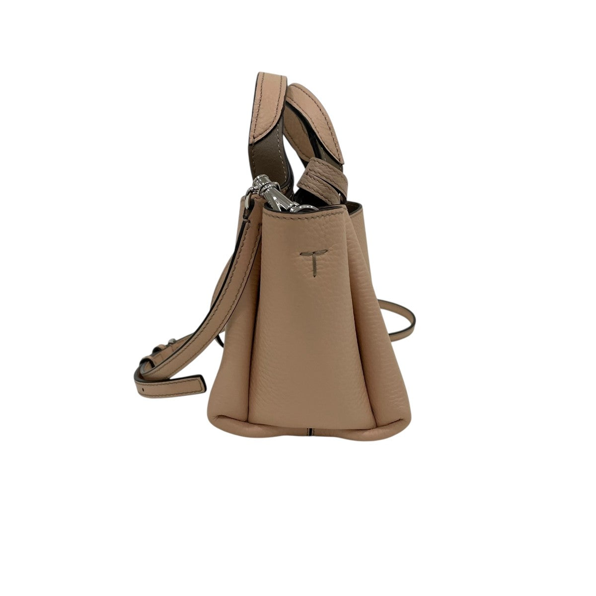 TOD'S(トッズ) Tタイムレス マイクロ2WAY ハンドバッグ ベージュ