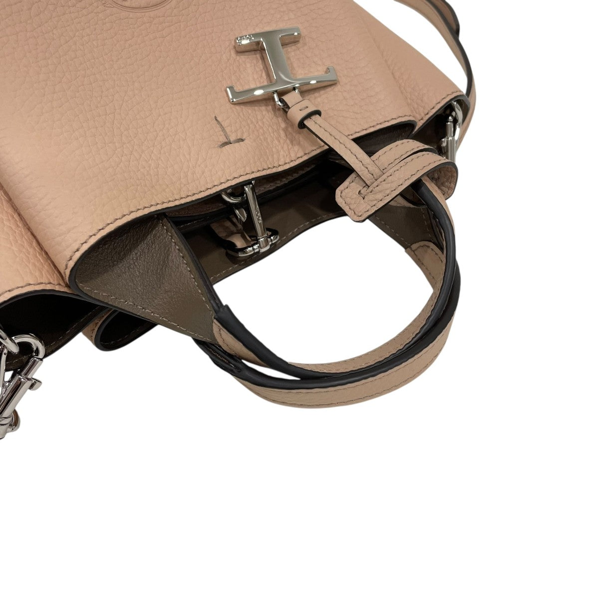 TOD'S(トッズ) Tタイムレス マイクロ2WAY ハンドバッグ ベージュ