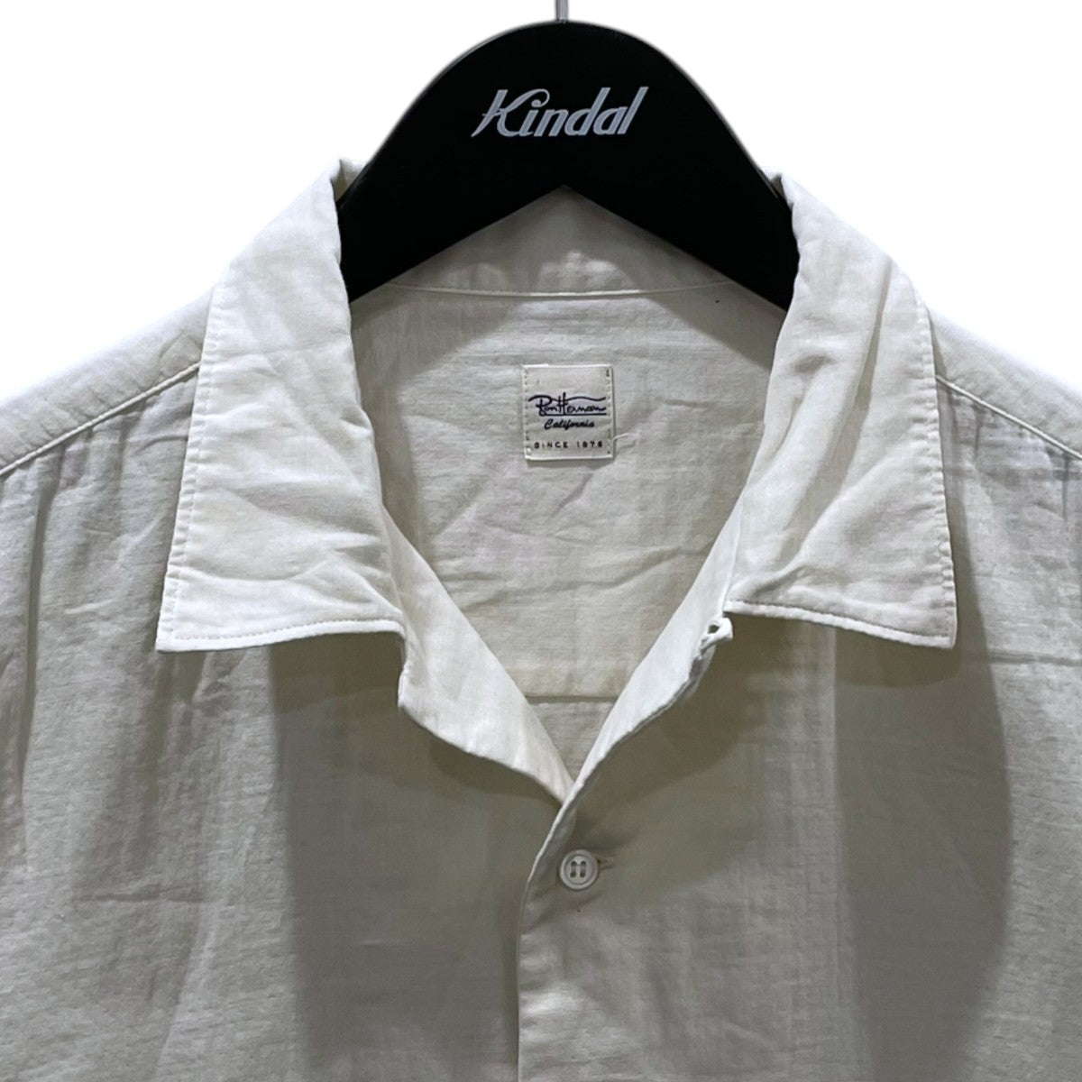 Ron Herman オープンカラー草木染め半袖シャツ Botanical Dye Shirt ボタニカル ダイ シャツ 4020700085 古着・中古-3枚目のアイテム画像