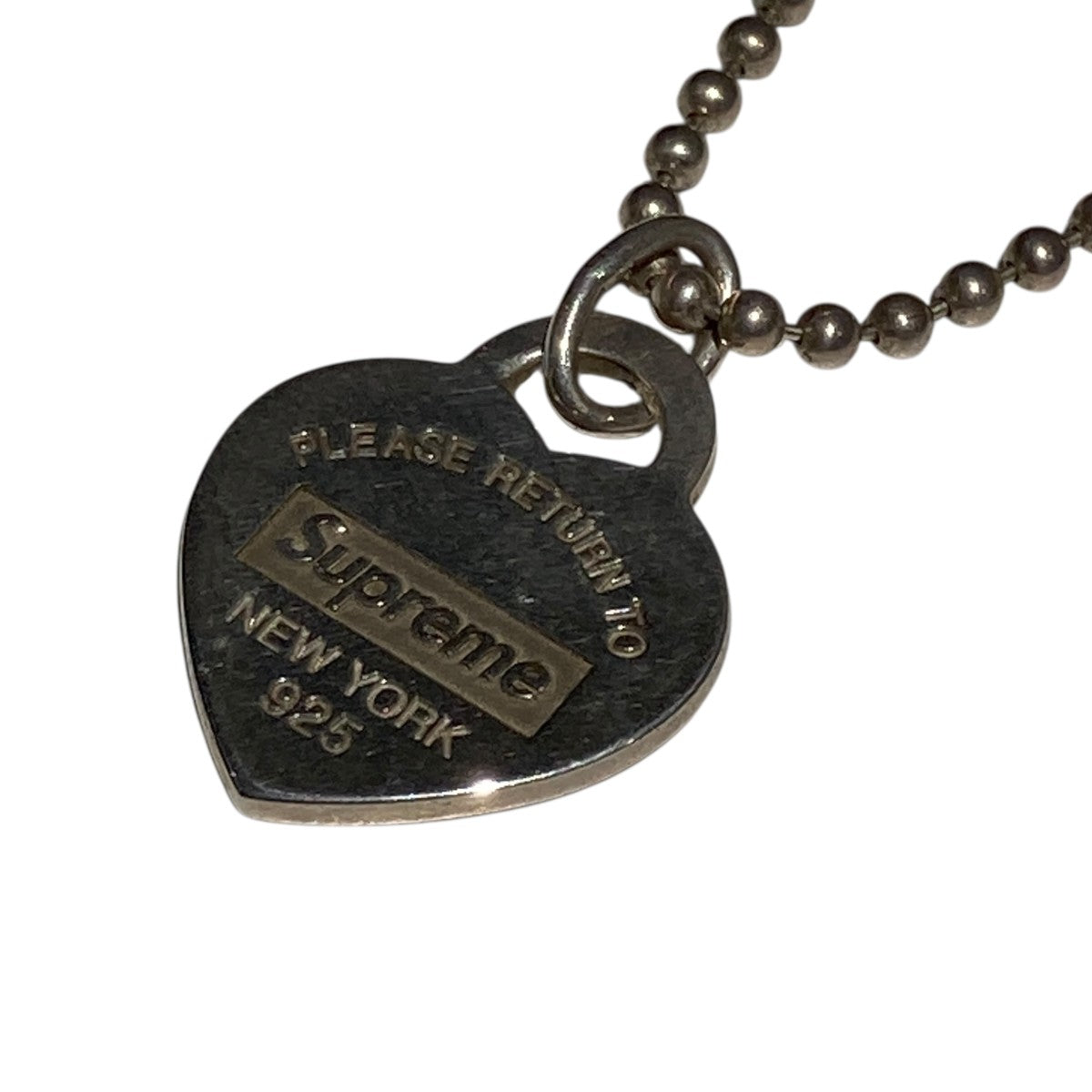 Tiffany ＆ Co．×Supreme 21AWReturn to Tiffany Heart Tag Pendant