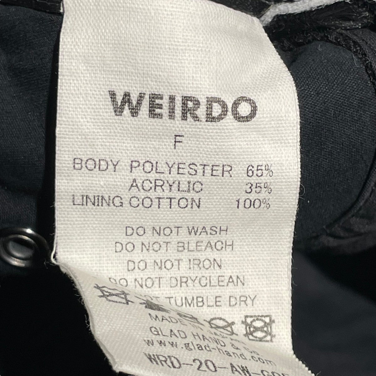 WEIRDO ボアキャップWRD-20-AW-G05 古着・中古-6枚目のアイテム画像