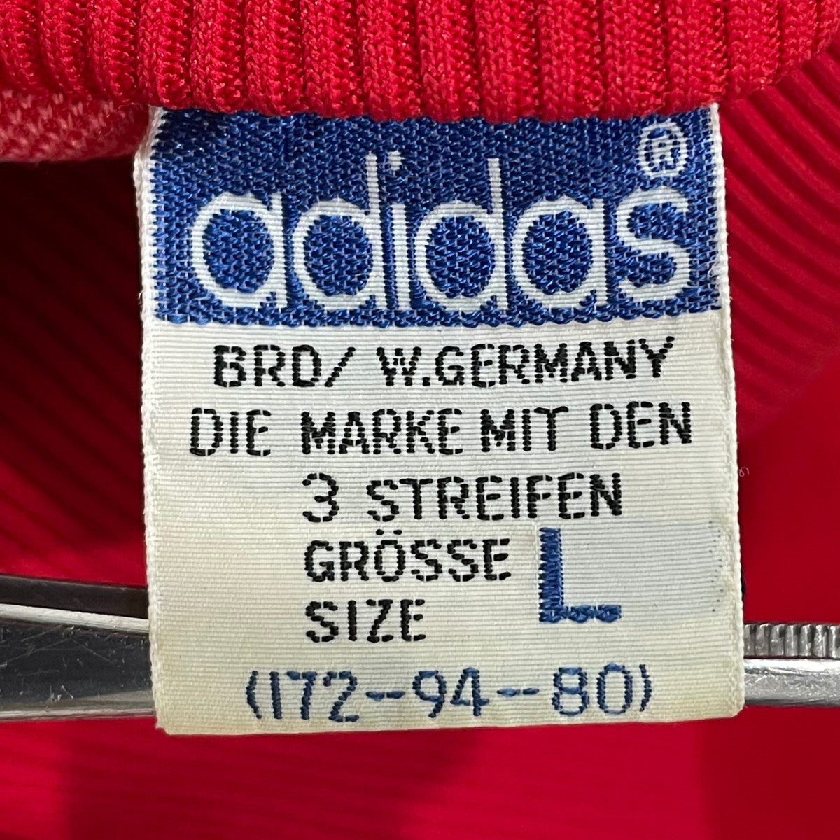 adidas トラックジャケット W．GERMANY デサント製 Descente ATS-80 古着・中古-7枚目のアイテム画像