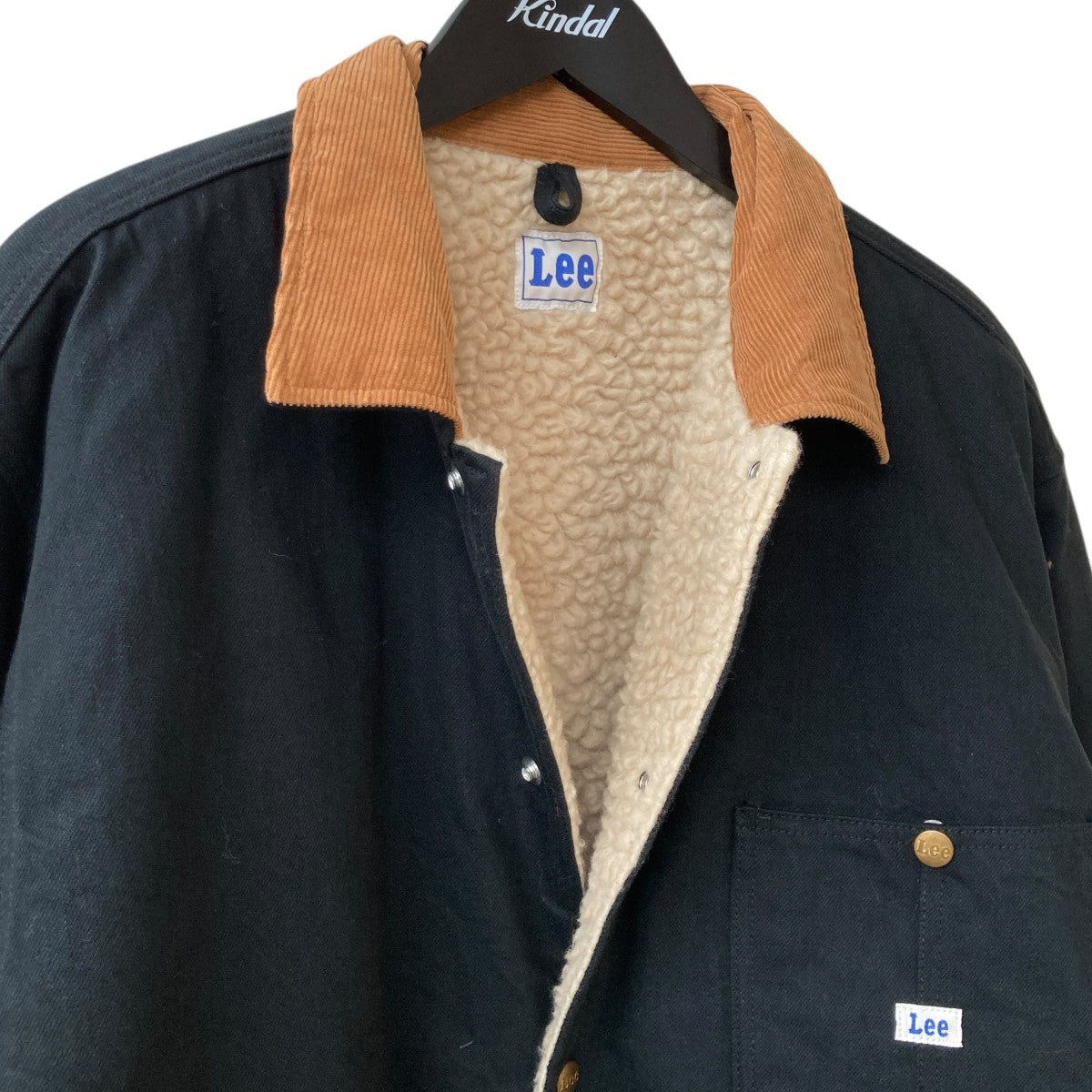 DENIM BOA COVERALL裏ボア カバーオールLB0535