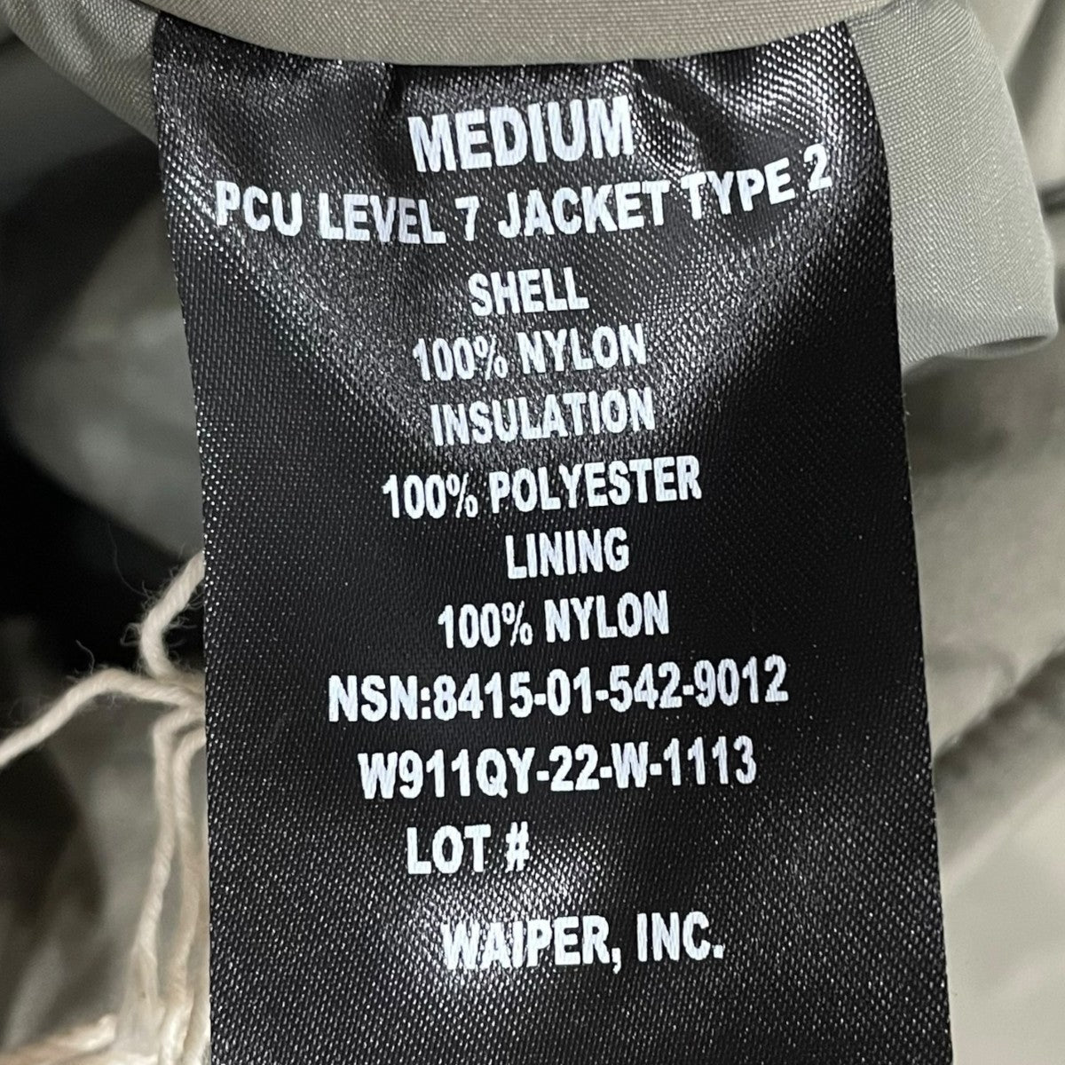 中綿コート 米軍 PCU LEVEL7 TYPE2 PRIMALOFT モンスターパーカー PERTEX UNLIMITED WP1009