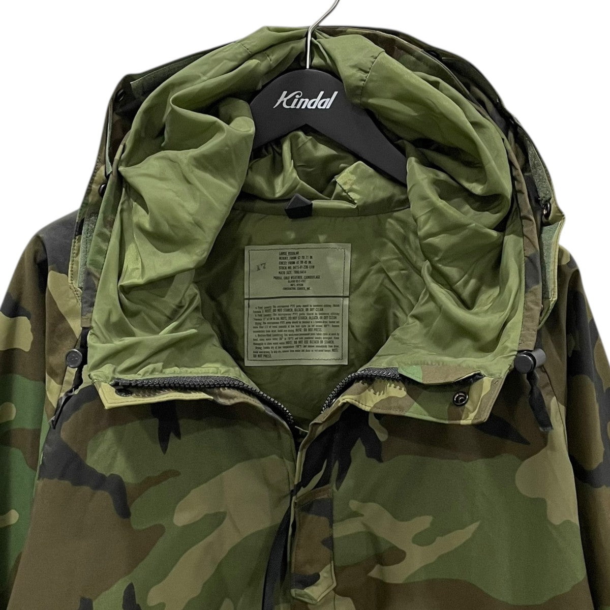 90s カモフラ柄マウンテンパーカー PARKA， COLD WEATHER  8415-01-228-1319