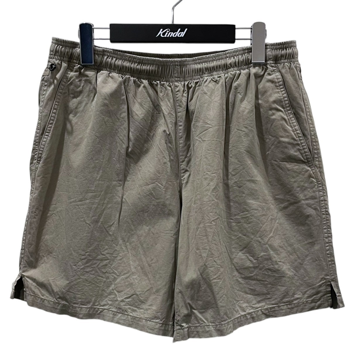 25SS ウォッシュ加工イージーハーフパンツ WASHED TWILL WOVEN BELTED SHORT ウォッシュド ツイル ウーブン ベルテッド ショート BAL-2157