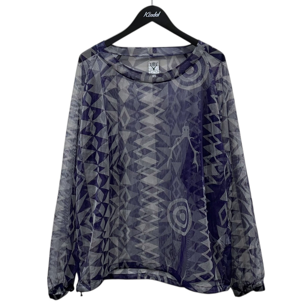 south2 west8 メッシュカットソー Bush Crew Neck Shirt - Lightweight Mesh ブッシュ クルーネックシャツ ライトウェイト メッシュ OT445 古着・中古-1枚目のアイテム画像