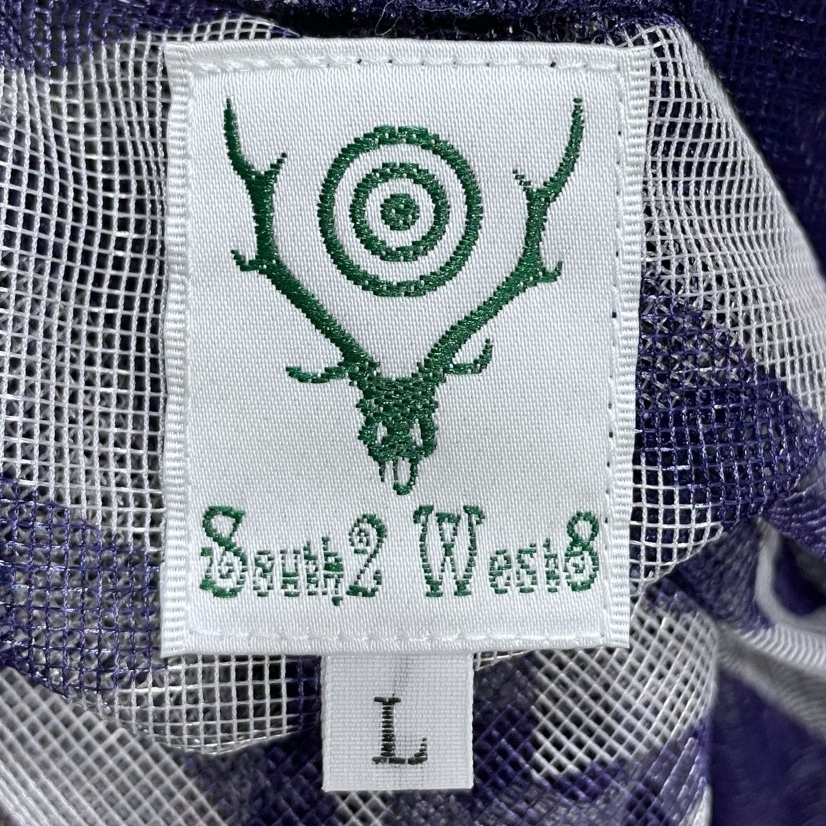south2 west8 メッシュカットソー Bush Crew Neck Shirt - Lightweight Mesh ブッシュ クルーネックシャツ ライトウェイト メッシュ OT445 古着・中古-6枚目のアイテム画像