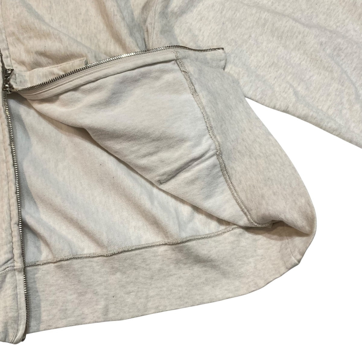 blurhms Light Sweat Crew-ZipジップジャケットBHS22S026 古着・中古-6枚目のアイテム画像