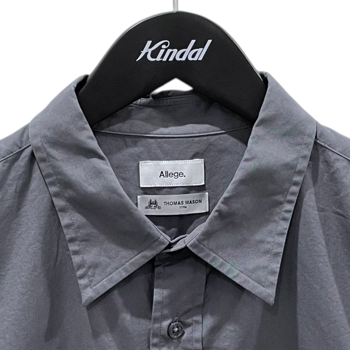 定価26,400円 Allege シャツ thomas mason アレッジ Allege(アレッジ) 長袖シャツ Standard Shirt スタンダードシャツ