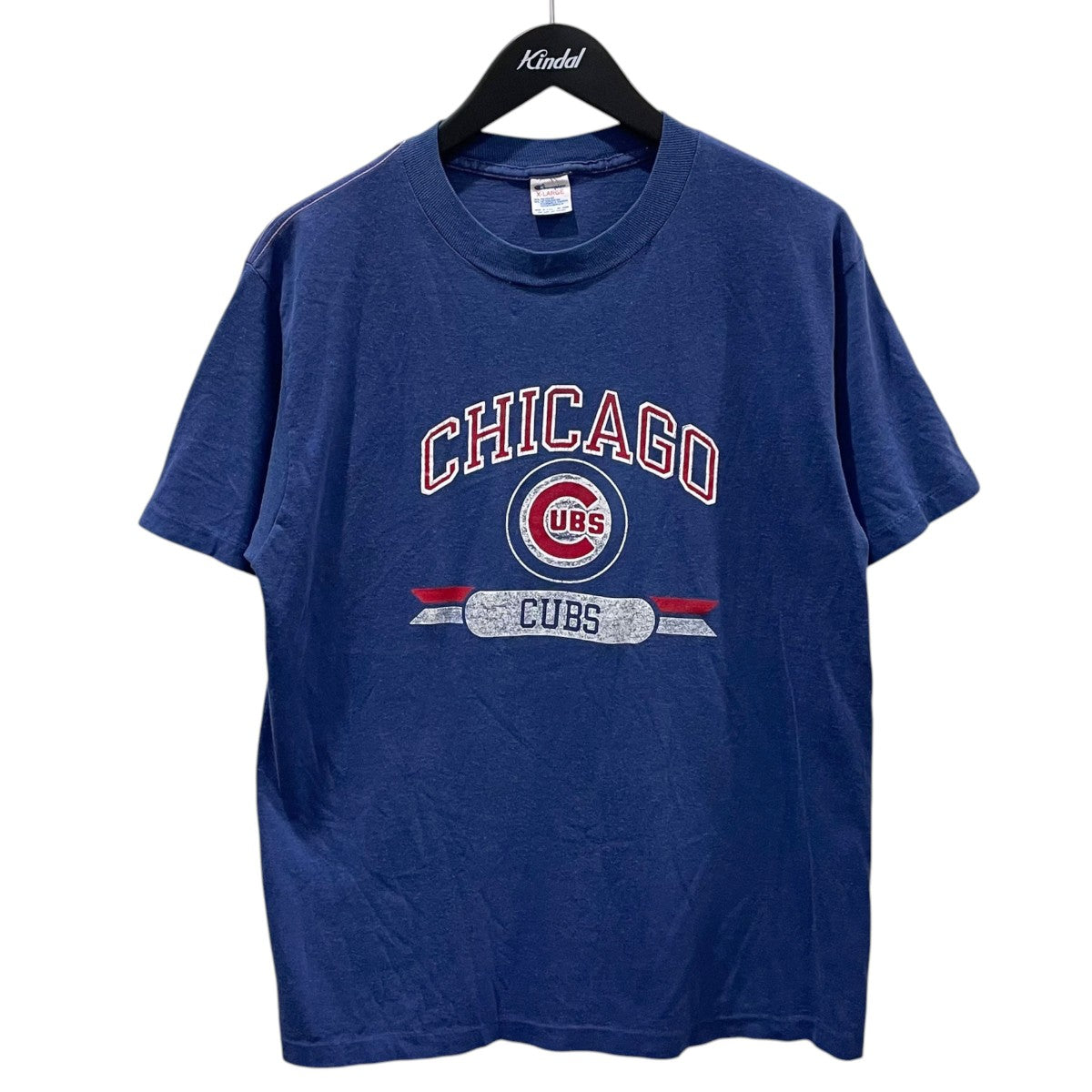 Champion 80s プリントTシャツ トリコタグ Chicago Cubs シカゴカブス 古着・中古-1枚目のアイテム画像