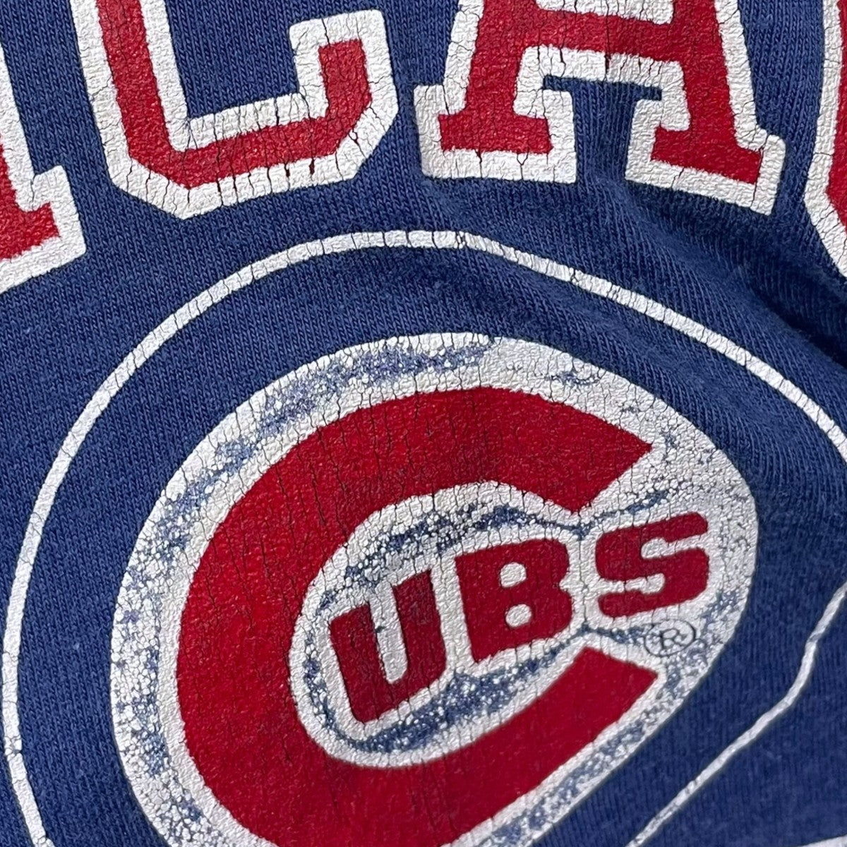 Champion 80s プリントTシャツ トリコタグ Chicago Cubs シカゴカブス 古着・中古-4枚目のアイテム画像