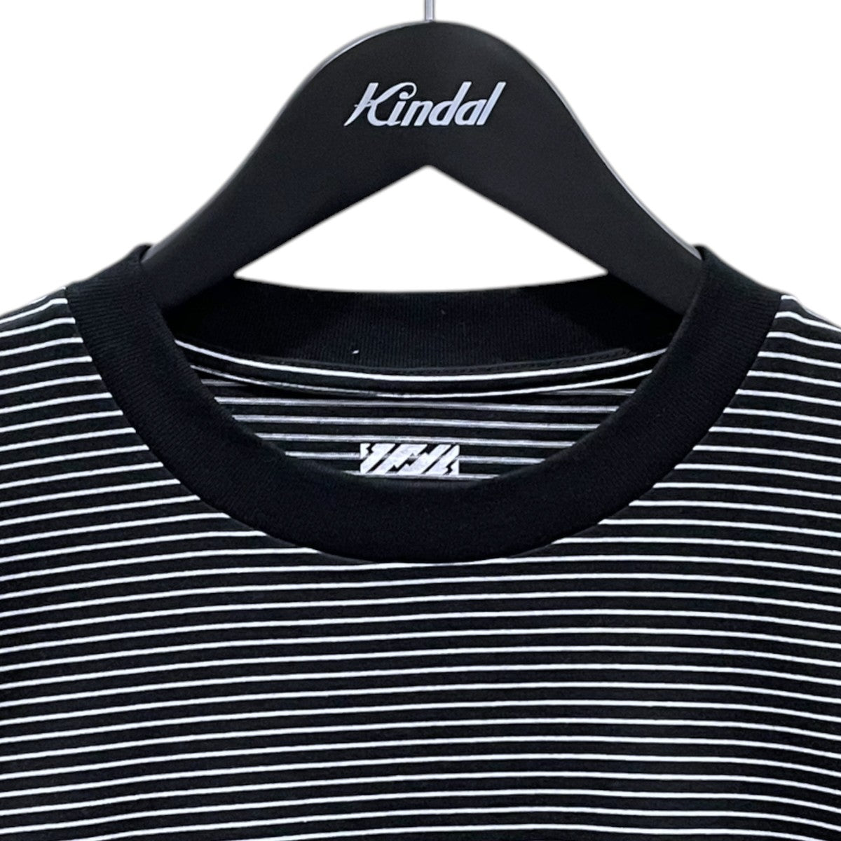 is-ness 裾ドローコードボーダー柄ビッグシルエットTシャツ BALLOON BORDER SHORT SLEEVE T-SHIRT 古着・中古-3枚目のアイテム画像