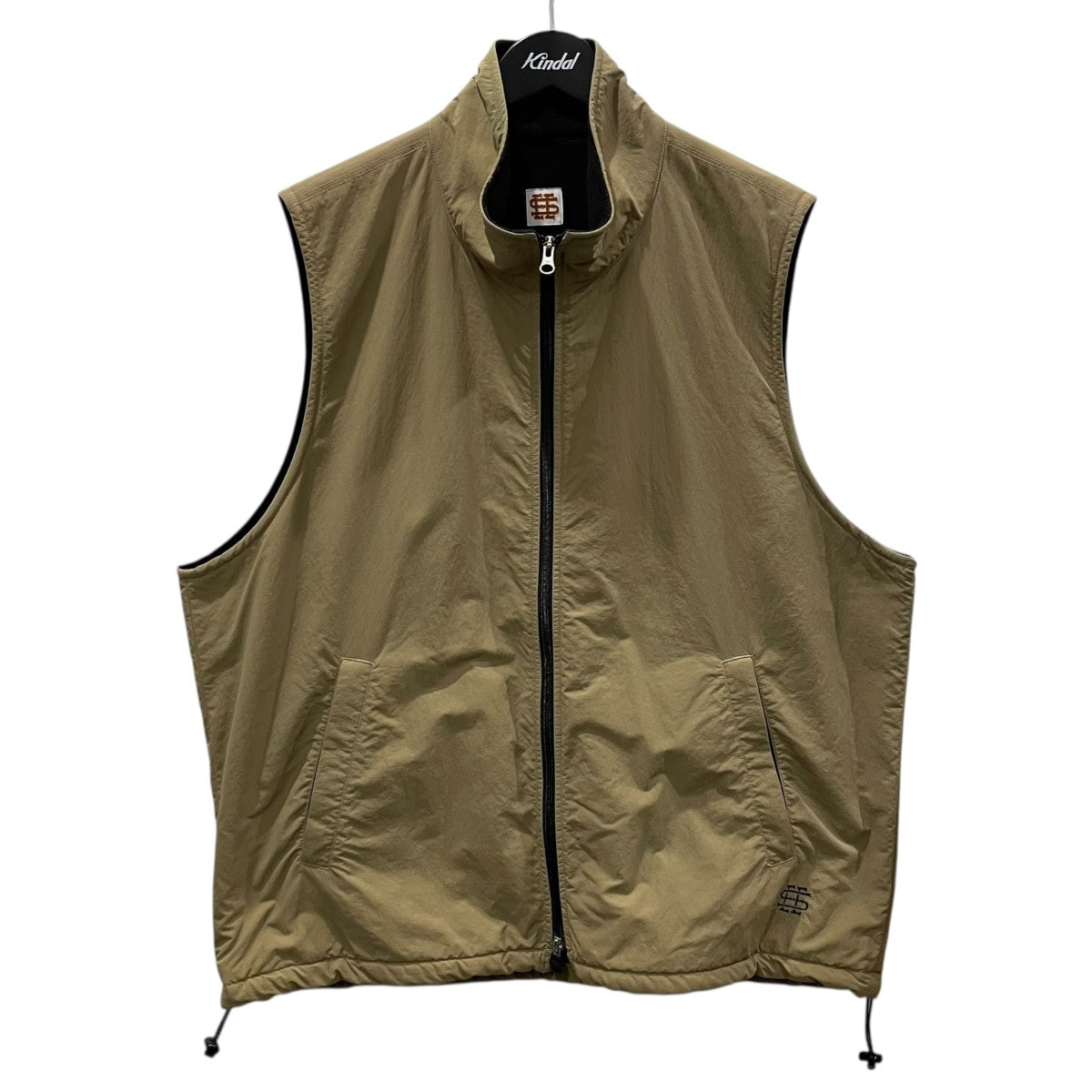 SEESEE リバーシブル　ベスト SEESEE リバーシブルベスト Lサイズ シーシー ネイビー 紺 - メルカリ