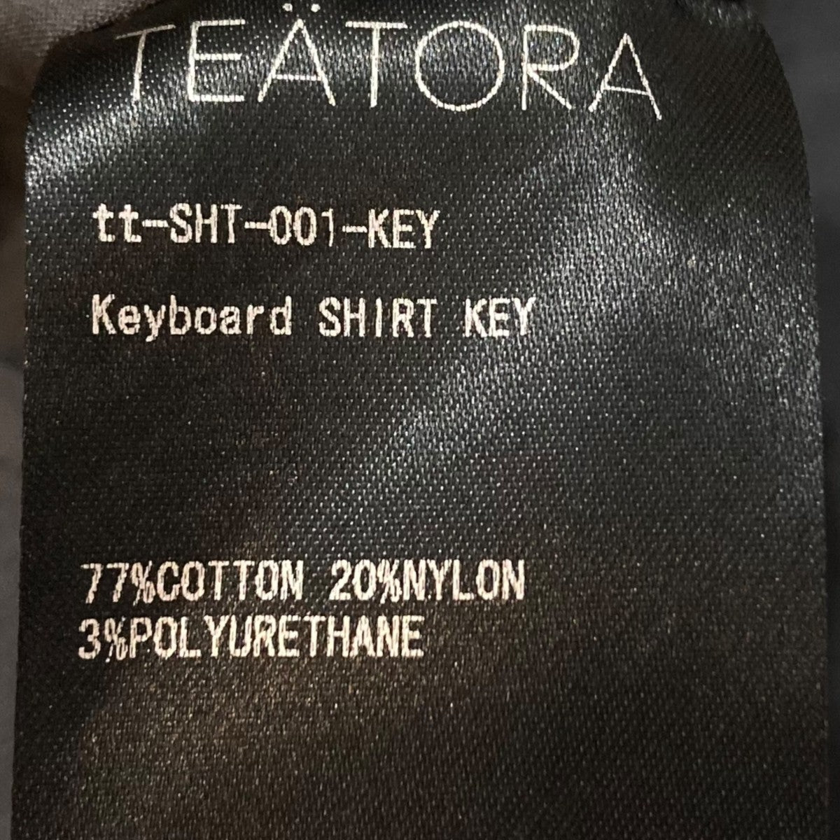 TEATORA 長袖シャツtt-SHT-001-KEY 古着・中古-8枚目のアイテム画像