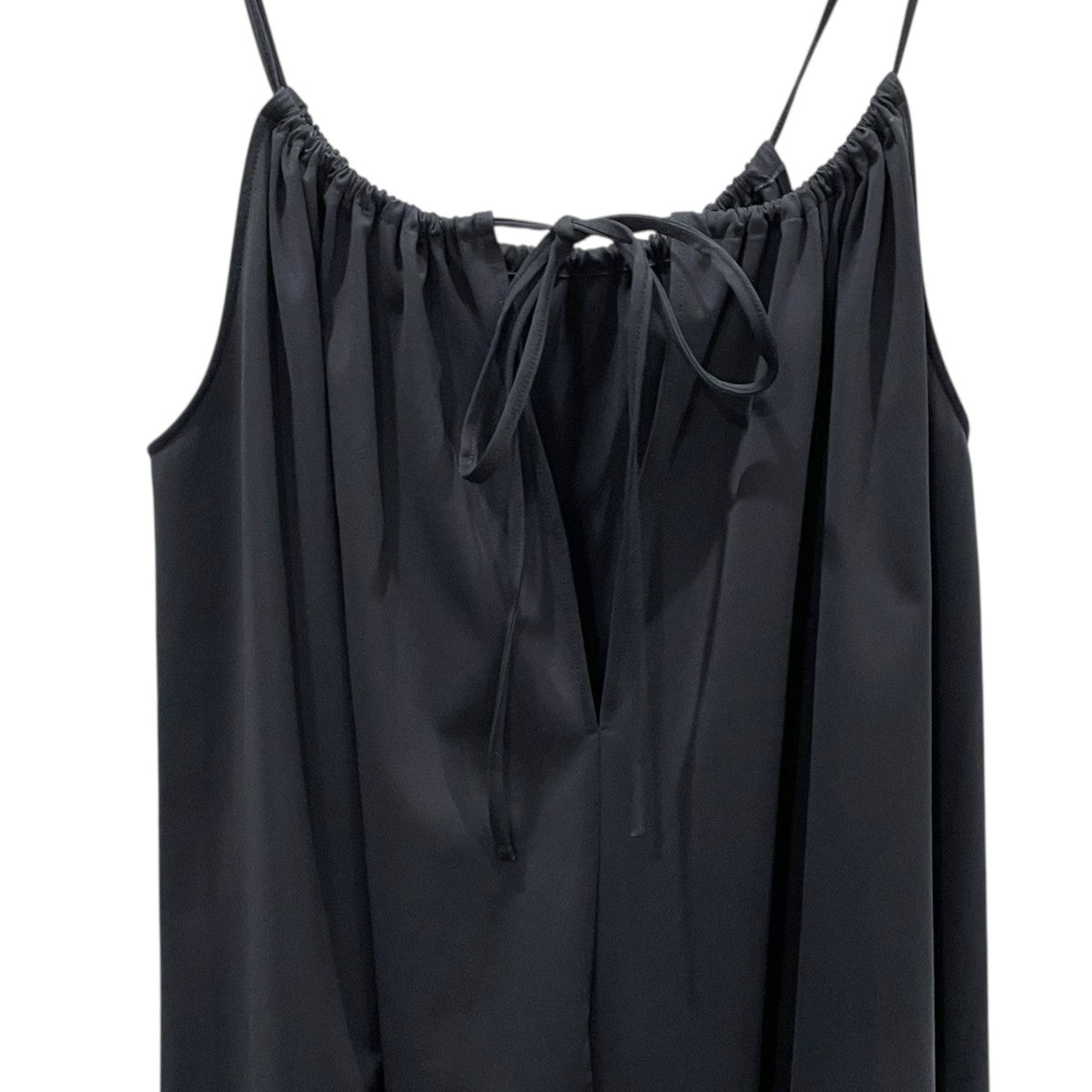 23SS ロングワンピース Compact Stretch Gather Dress コンパクトストレッチギャザードレス 39-06-31-06002