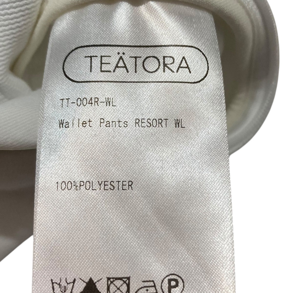 TEATORA(テアトラ) Wallet Pants RESORTパンツTT-004R-WL TT-004R-WL