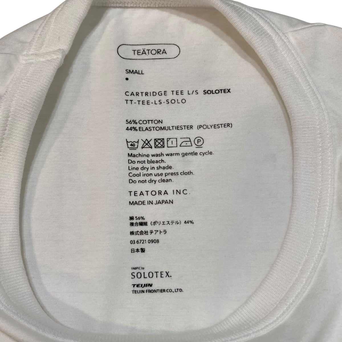 TEATORA TシャツTT-TEE-LS-SOLO 古着・中古-5枚目のアイテム画像
