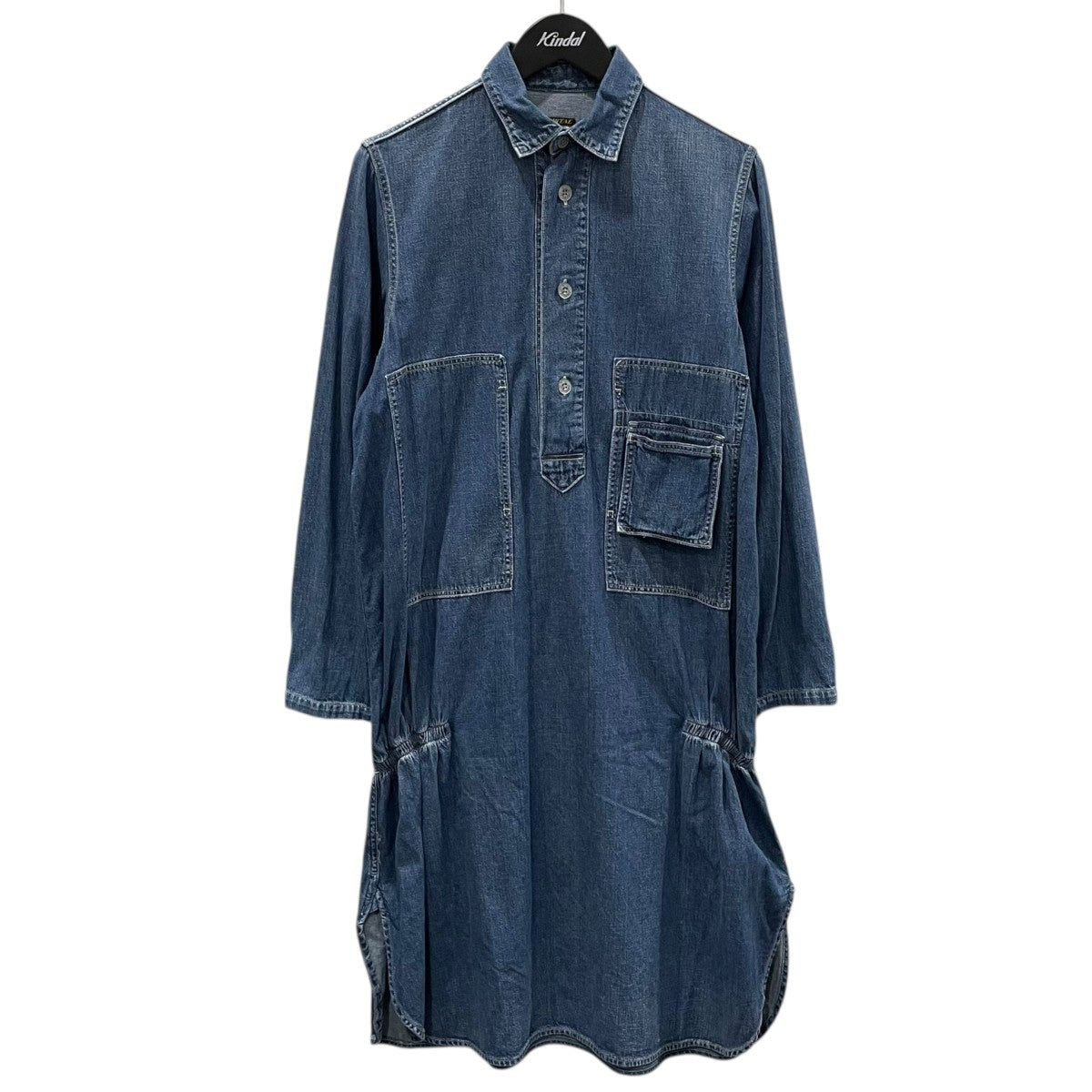KAPITAL プルオーバーデニムシャツワンピース 古着・中古-1枚目のアイテム画像