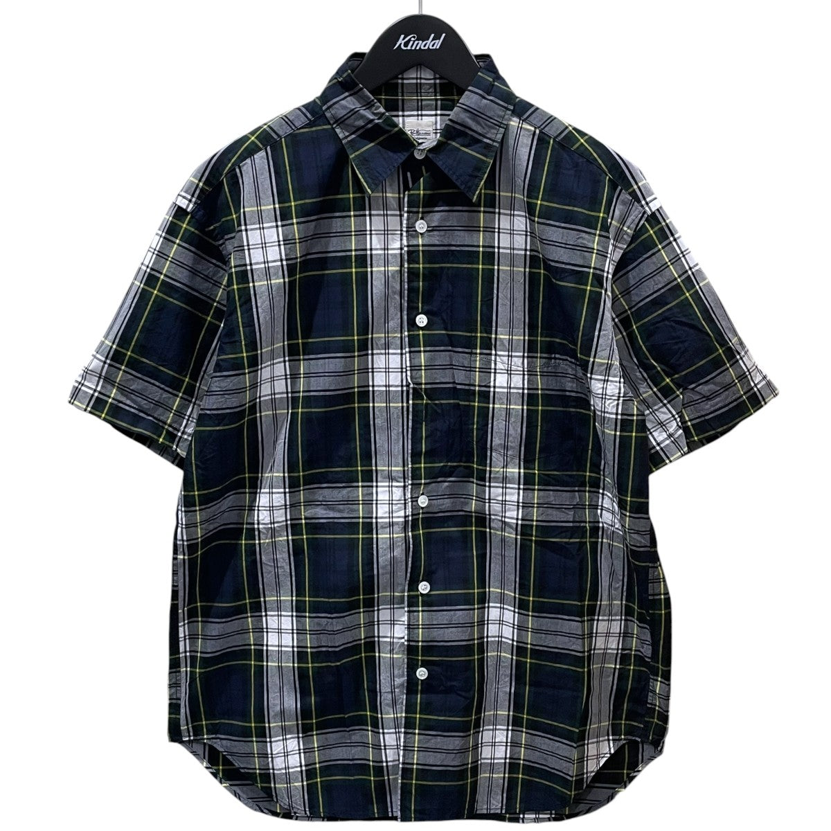 Ron Herman 23SS チェック柄半袖シャツ Check Short Sleeve Shirt チェックショートスリーブシャツ 3820700054 古着・中古-1枚目のアイテム画像