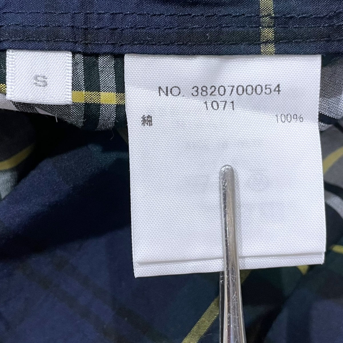 Ron Herman 23SS チェック柄半袖シャツ Check Short Sleeve Shirt チェックショートスリーブシャツ 3820700054 古着・中古-4枚目のアイテム画像