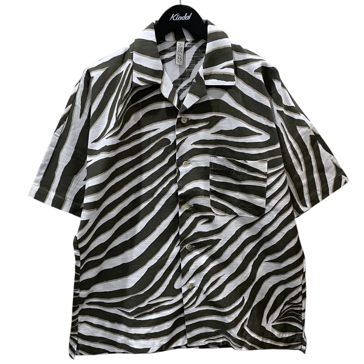 HEALTH(ヘルス) 22SS ゼブラ柄オープンカラー半袖シャツ Summer Shirts