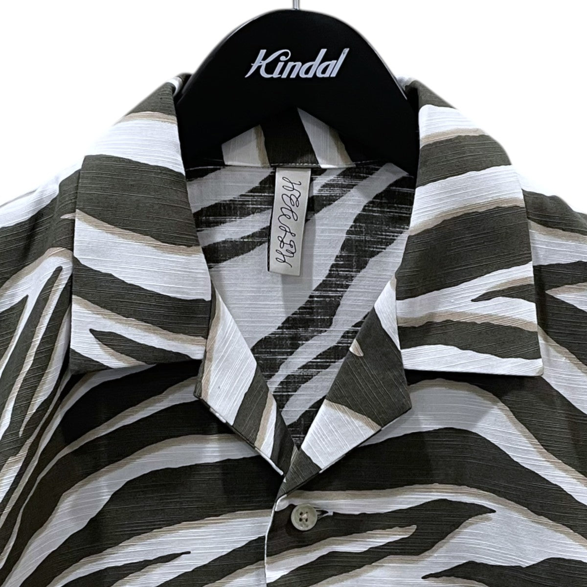 HEALTH(ヘルス) 22SS ゼブラ柄オープンカラー半袖シャツ Summer Shirts