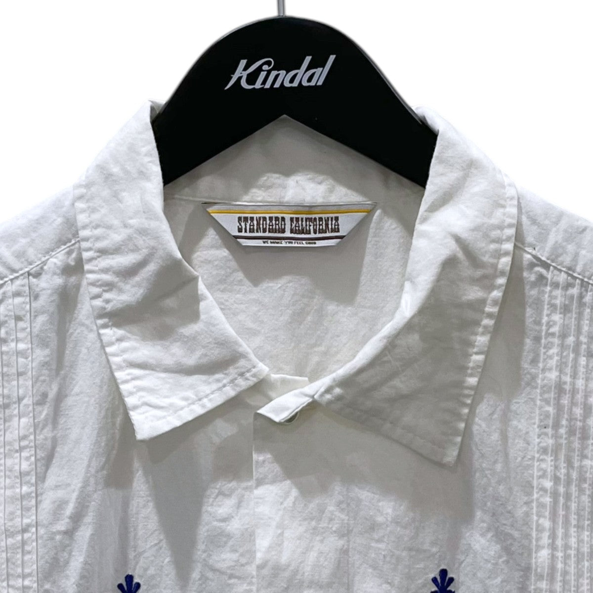 STANDARD CALIFORNIA 23SS フロント刺繍半袖シャツ キューバシャツ SD GUAYABERA SHIRT SD エスディー グァジャベーラ シャツ 古着・中古-3枚目のアイテム画像