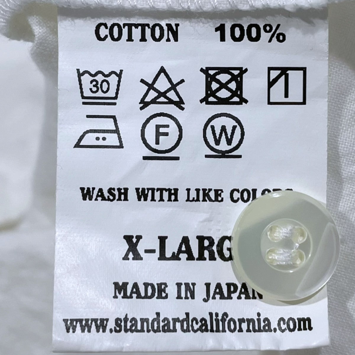STANDARD CALIFORNIA 23SS フロント刺繍半袖シャツ キューバシャツ SD GUAYABERA SHIRT SD エスディー グァジャベーラ シャツ 古着・中古-7枚目のアイテム画像