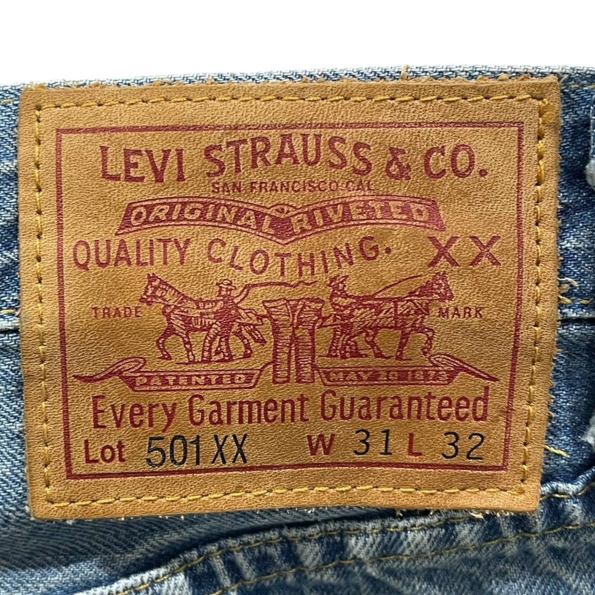 デニムパンツ 501XX 47年モデル 日本製 BIG E ボタン裏3015 47501-0220