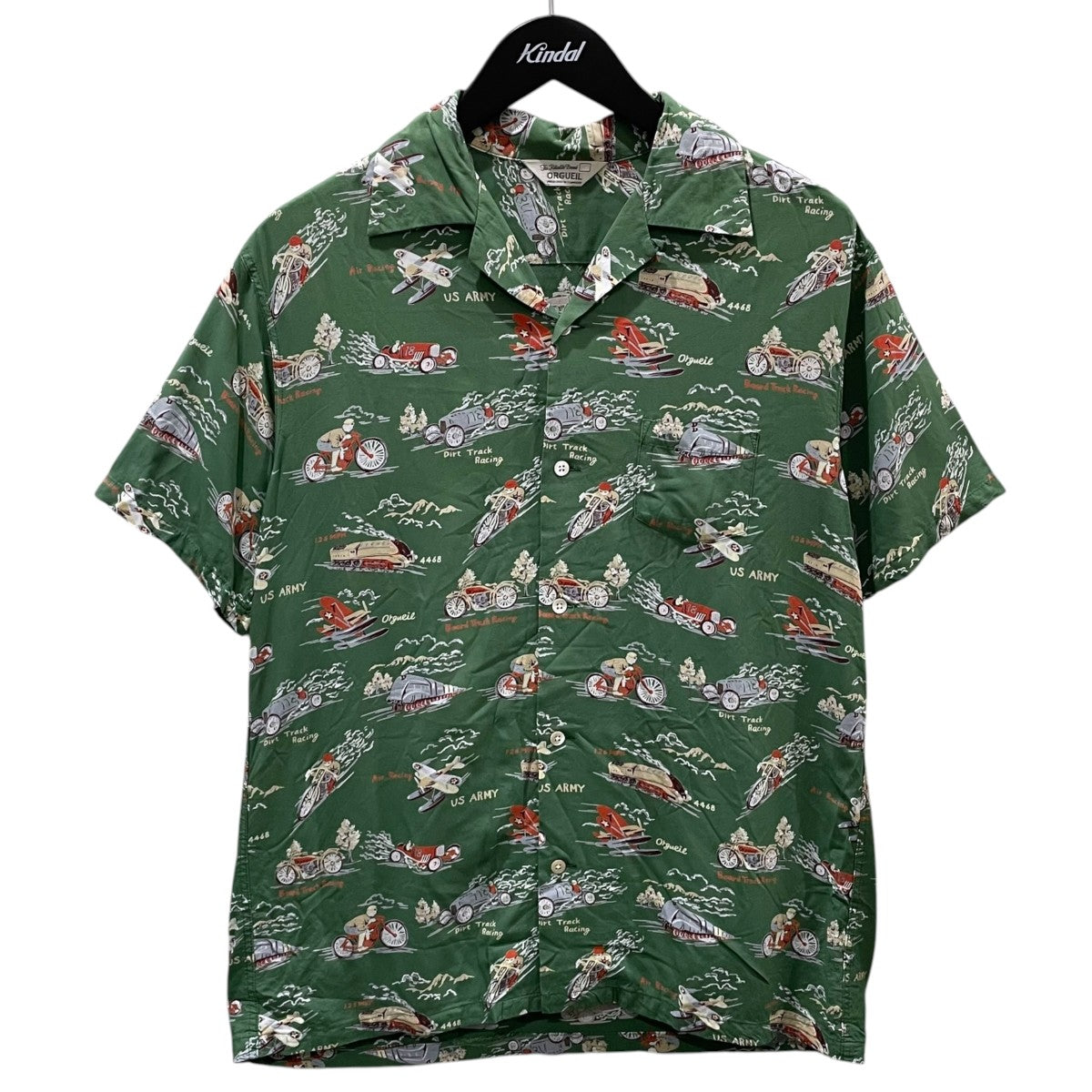 ORGUEIL 21SS オープンカラー半袖シャツ Aloha Shirt アロハシャツ OR-5059 古着・中古-1枚目のアイテム画像