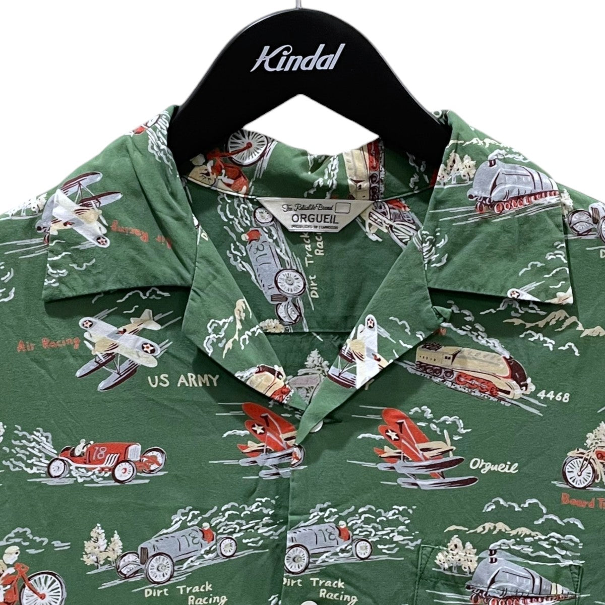 ORGUEIL 21SS オープンカラー半袖シャツ Aloha Shirt アロハシャツ OR-5059 古着・中古-3枚目のアイテム画像