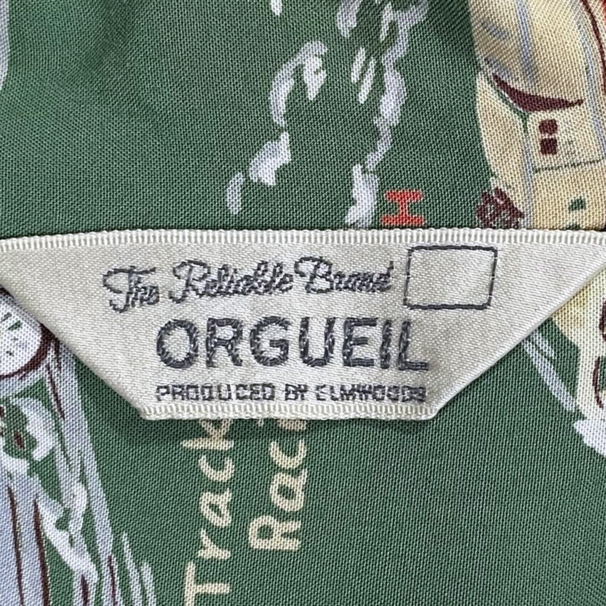 ORGUEIL 21SS オープンカラー半袖シャツ Aloha Shirt アロハシャツ OR-5059 古着・中古-5枚目のアイテム画像