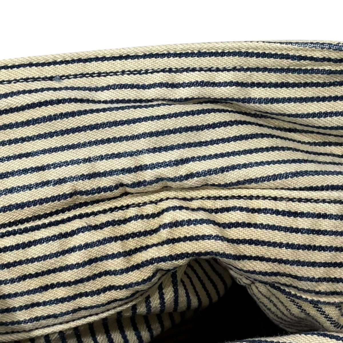 STUDIO D’ARTISAN ストライプ柄半袖シャツ レイルロードヒッコリーシャツ 古着・中古-4枚目のアイテム画像