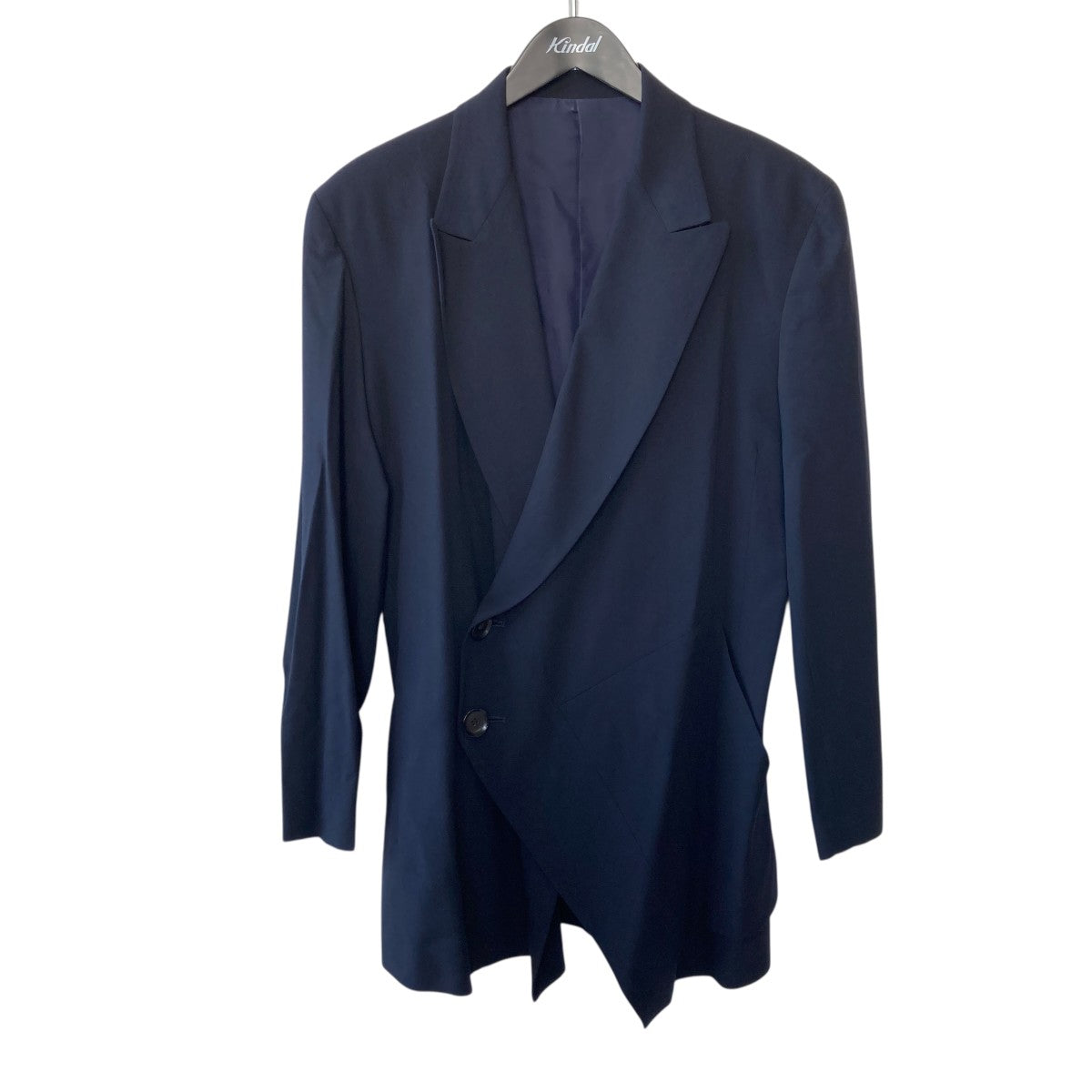 y*様 BEAUTY&YOUTH ダークブルー テーラードジャケットセットアップ Y's(ワイズ) ピークドラペルダブルテーラードジャケットYZ-J04-103 YZ