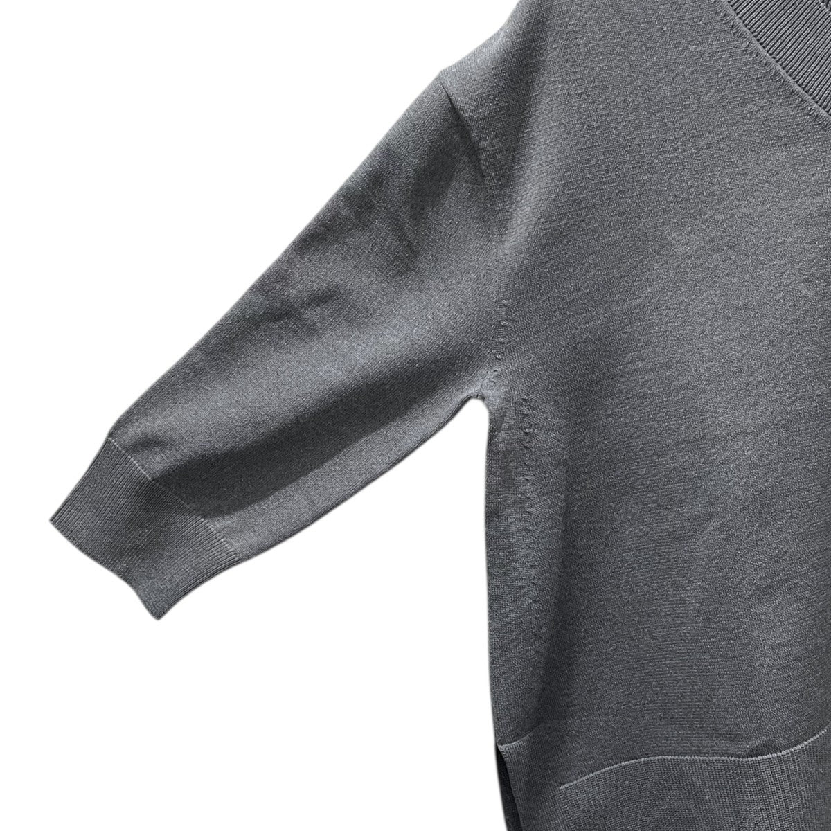 UNITED ARROWS 24AW Vネック七分袖ニットセーター ミニマル 2WAY 7SL ニット 1513-106-4802 古着・中古-4枚目のアイテム画像